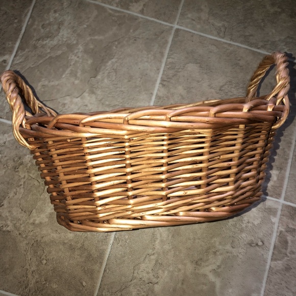 Boho vintage oval woven Basket